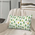 thumbnail image 5 of Picia Funny Toad Pattern Plush Pillow Case – Soft and Cozy Cushion Cover, Hypoallergenic Throw Pillow Case for Home Decor-16"x24", 5 of 6