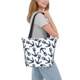 thumbnail image 2 of Sikiie Navy Blue Anchors Shoulder Bag Casual Hobo Crossbody Tote Bag for Women and Men Large Purse Messenger Bag Travel Work, 2 of 6