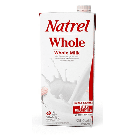 (Pack of 6) Natrel, Whole Milk, 32 fl oz