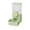 Green, variant on Green Auto Pet Feeder Wall Mounted With Water Dispenser For Small Dogs Rabbits