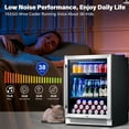 Yeego 24 Inch Beverage Refrigerator, 180 can Beer Fridge with Advanced