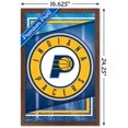 thumbnail image 3 of NBA Indiana Pacers - Logo 17 Wall Poster, 14.725" x 22.375", Framed, 3 of 5