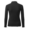 thumbnail image 5 of Winter clothing for women Winter Tops For Women Crew Neck Lined Thermal Thermal Underwear Slim Tops Long Sleeve Thermal Shirts, 5 of 5