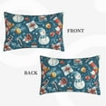 thumbnail image 2 of JUNZAN Christmas Snowman Gift Pillow Cases Standard Size, with Envelope Closure Bed Pillow Cases(without pillow core),16"x24" inches, 2 of 5