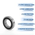 thumbnail image 5 of Unique Bargains 6209DDU & Deep Groove Ball Bearings 45x85x19mm 1 Pc Lubricated Bearings Scooter Skateboard Wheel, 5 of 6