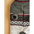 thumbnail image 5 of Autumn/winter Christmas Double Deer Pet Sweater, Knitted Snowflake And Jacquard For Shihtzu, Cat, Small Dog, Etc., 5 of 5