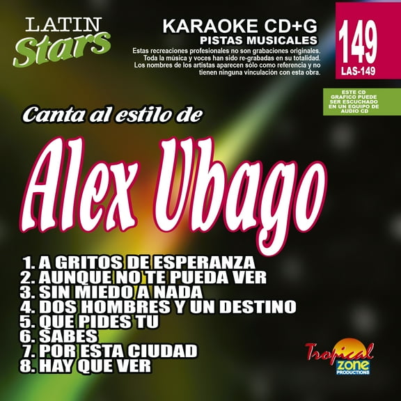 Karaoke Latin Stars 149 Alex Ubago