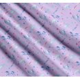 thumbnail image 3 of Soimoi Purple Cotton Poplin Fabric Cloud & Unicorn Animal Printed Fabric 1 Yard 56 Inch Wide, 3 of 7