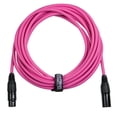 thumbnail image 3 of Clutch 20' Pink Sure-Fit XLR Female to XLR Male Microphone / Speaker Cables Duo Package, 3 of 7
