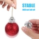 thumbnail image 5 of 10 piezas de bola colgante de colgantes extremo plástica gorras decorativas de bola de bricolaje piezas de bola de Navidad, 5 of 6