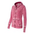 thumbnail image 2 of Ladies' Zen Full-Zip Fleece Hooded Sweatshirt - WILDBERRY - 2XL, 2 of 5