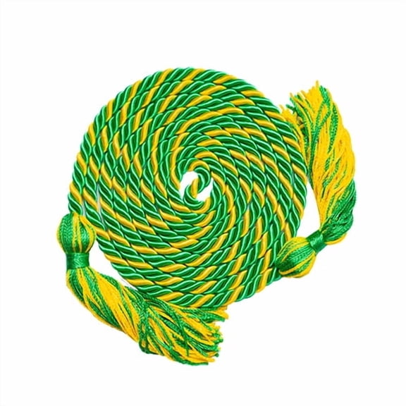 Honors Graduation Academic Honor Cord |(Kelly Green/Gold Mixed)