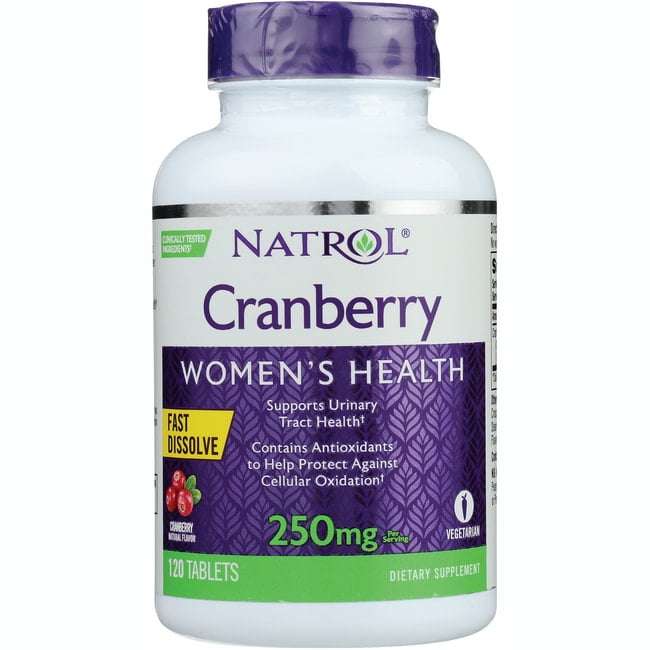 Natrol Cranberry Fast Dissolve 250 mg 120 Tabs