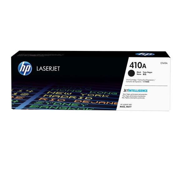 HP 410A (CF410A) Toner Cartridge, Black