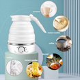 thumbnail image 4 of Travel Foldable Electric Kettle, 800W Fast Boiling, Portable Silicone Kettle,600ml, 110V,US Plug,1 * Folding electric kettle 1 * power cord 1 * Storage bag 1 * English manual, 4 of 6
