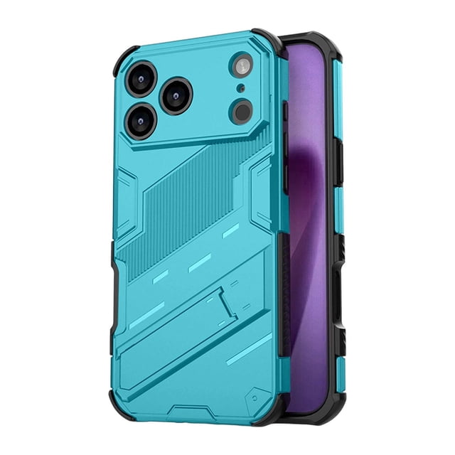 Universal Phone with Integrated Kickstand Durable Shockproof Full Protective Cover for Enhanced Grip and Screen