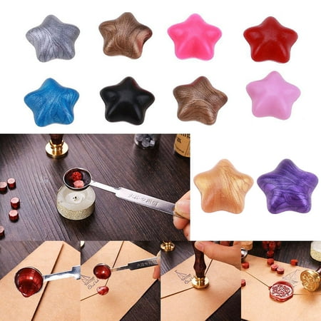 5 Pointed Star Shape Sealing Wax Beads for Wedding Envelope Invitation