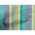 thumbnail image 3 of oneOone Organic Cotton Voile Fabric Multicolor Stripe Print Sewing Fabric BTY 42 Inch Wide, 3 of 3