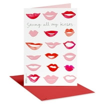 American Greetings Romantic Valentine's Day Card for Anyone (Saving All My Kisses)