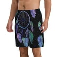 thumbnail image 2 of Logiee Dreamcatcher With Colorful Feathers Print Mens Swim Trunks Quick Dry Board Shorts,Breathable Hawaii Beach Shorts Swimwear Bathing Suits-3X-Large, 2 of 6