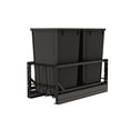 thumbnail image 1 of Rev-A-Shelf Double Pullout 27 qt. Kitchen Trash Can, Soft-Close, 5349-1527DM-218, 1 of 10