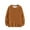 Coffee #808, variant on Bovemsi Womens Sweaters Cozy Women's Sweatshirt U Neck Long Sleeved Shirt Loose Casual Fall Fashion Sweater Business Casual Sweaters