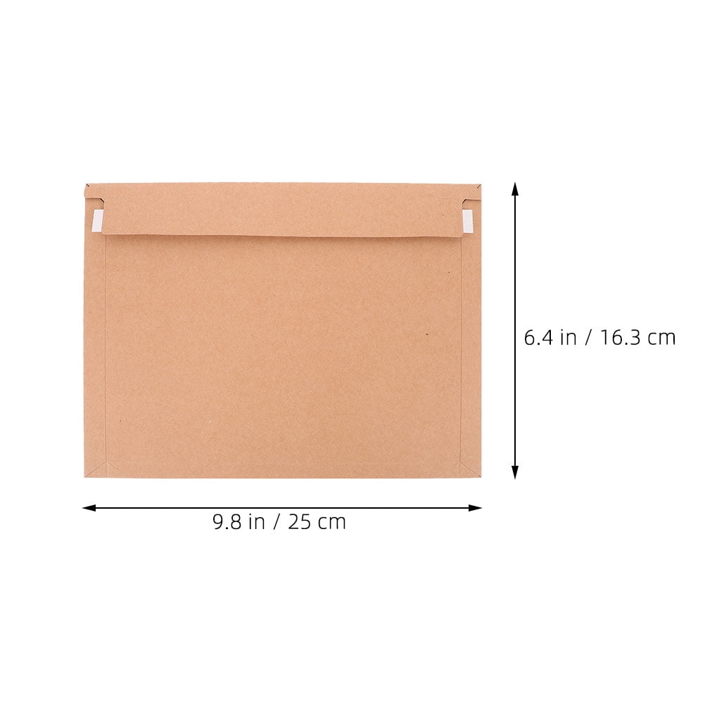 HEATSHAKING 25Pcs Brown Rigid Mailing Envelopes with Tear p for Secure Shipping