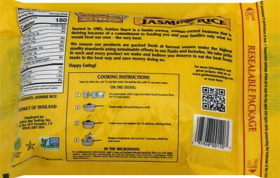 (Pack of 12) Golden Star Jasmine Premium Rice 2 Lb