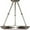 Brushed Nickel, variant on Nuvo 60-204 - 3 Light - 20" - Pendant - Alabaster Glass