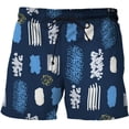 thumbnail image 2 of Pantalones cortos con estampado 3D de Graffiti para hombre, pantalones cortos deportivos informales de playa con pintura artística de secado rápido, ropa de verano Fivean unisex, 2 of 2