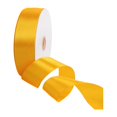 thumbnail image 1 of Cinta de tela de color liso, ancha y elegante, de satén, 100 yardas, para ramos florales. Amarillo, 1 of 9