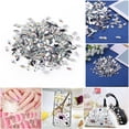 thumbnail image 3 of Gorgeous Nail Art Rhinestone AB Colorido DIY Manicure Decor Charm (Ojo de caballo Ndcxsfigh Nuevos Originales, 3 of 8