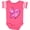 Football Pink and White, variant on Inktastic Breast Cancer Awareness- Pink Ribbon Around Heart Boys or Girls Baby Bodysuit