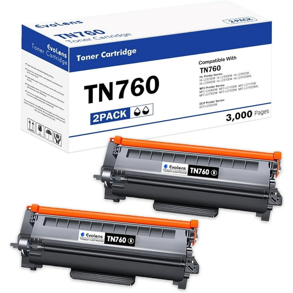 UTAH-TN760 High Yield Toner Cartridge Compatible TN-760 TN 760 TN-730 TN 730 Toner Replacement for Brother HL-L2325DW MFC-L2690DW DCP-L2550DW Printer (Black, 2-Pack)
