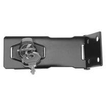GOOHOCHY Heavy Duty Lock Hasp Dark Grey 1 Set 4.1x1.6x1.2in