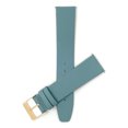 thumbnail image 3 of Bandini Quick Release Leather Watch Band - Baby Blue - Classic - Slim Replacement Watch Strap for Classic and Smart Watch Bands - Gold Buckle - 22mm Watch Bands for Men, 3 of 6