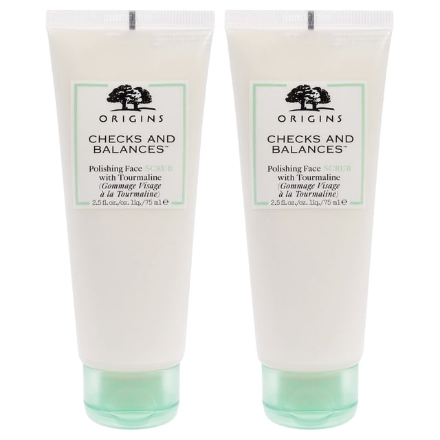 Exfoliante facial Origins Checks and Balances, paquete de 2