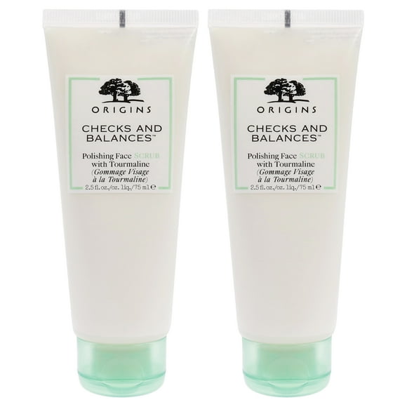 Exfoliante facial Origins Checks and Balances, paquete de 2