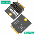 thumbnail image 2 of M.2 NGFF Key +E/E to PCI-E 1X Adapter PCI Express 1X Converter Card with Power Cable, 2 of 5