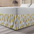 thumbnail image 1 of Ambesonne Multi-color Floral Wrap Around Gathered Microfiber Bed Skirt, Queen, 1 of 2