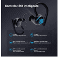 thumbnail image 5 of Auriculares Deportivos Bluetooth Impermeables Con Gancho Negro, 5 of 5