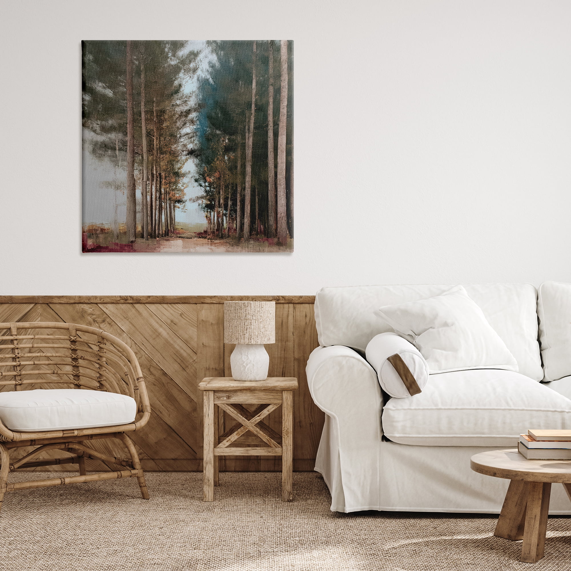 Stupell Industries Tall Trees Pathway Canvas Wall Art, design by Kim Curinga
