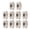 Black, variant on BIMZUC 10 Set Crossing Screw Back Buttons Colorful Gemstones Decorative Rivets Studs for Leather Saddles Wine Bags Red 0.77 inch / 19.5 mm Zinc Alloy Hardware Fasteners