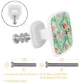 thumbnail image 2 of 4 Pieces Set Drawer Pulls Handle Square Wardrobe Cabinet Knobs with Stainless Steel Screws Furniture Kitchen Decor, 2 of 5