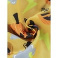 thumbnail image 4 of xiaxaixu Girl?S Citrouille Imprimé Ourlet Volant Mouche Manche Romper et Bandeau, 4 of 10