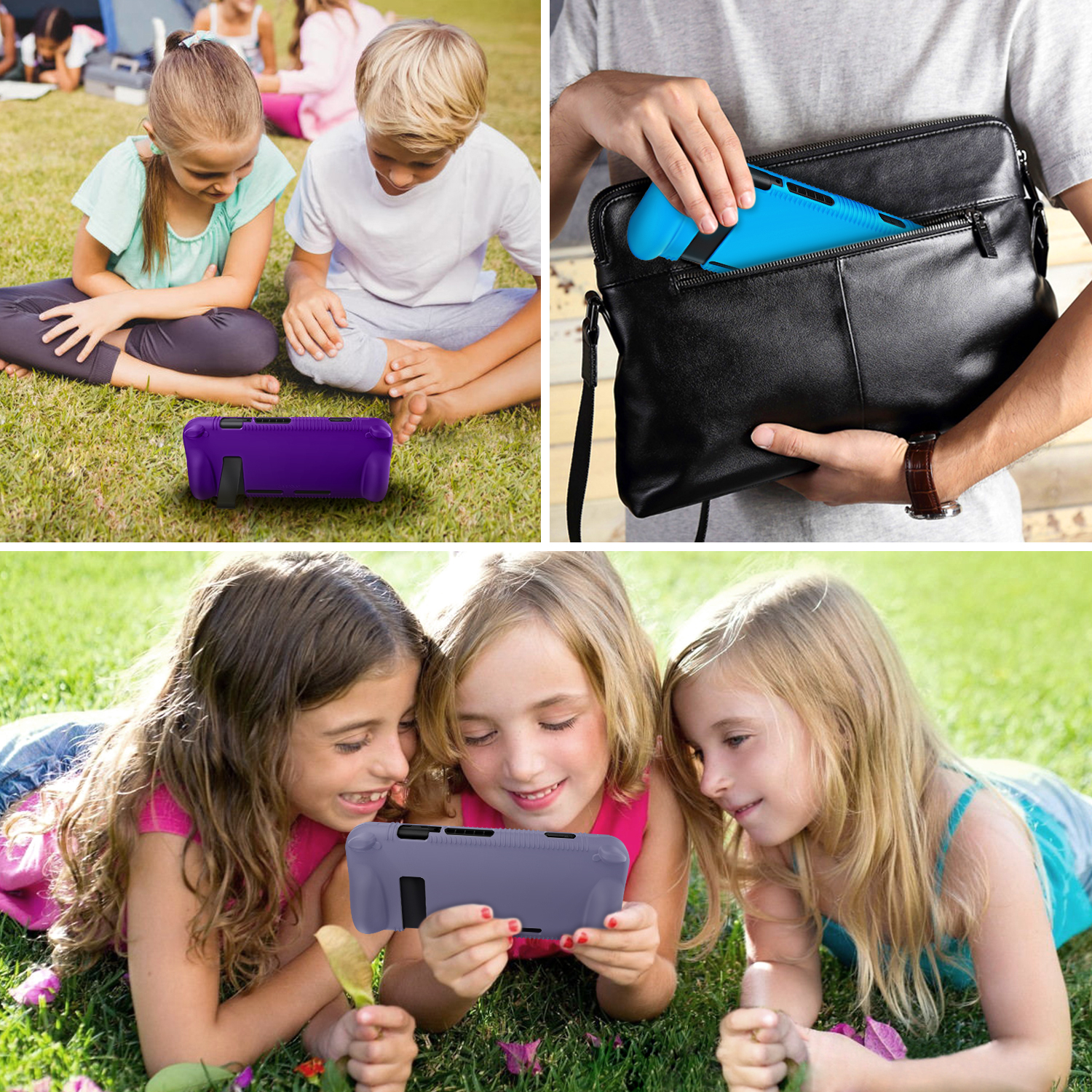 Fintie Silicone Nintendo Switch Case - Purple photo 7