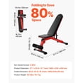 thumbnail image 6 of Vevor XLYLDZXZYK00PHRVSV0 Strength Training Adjustable & Foldable Sit Up Weight Bench for Home Gym, 6 of 10