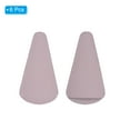 thumbnail image 3 of Uxcell 4"x2.2" PU Leather Scissors Sheath Cover Protector for Eyebrow Trimming Beauty Tool, Light Purple 6 Pack, 3 of 6