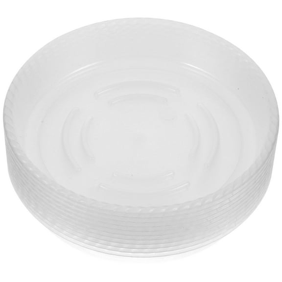 Baluue Small Bird Shower Bowl for Birds Plastic Transparent 10Set