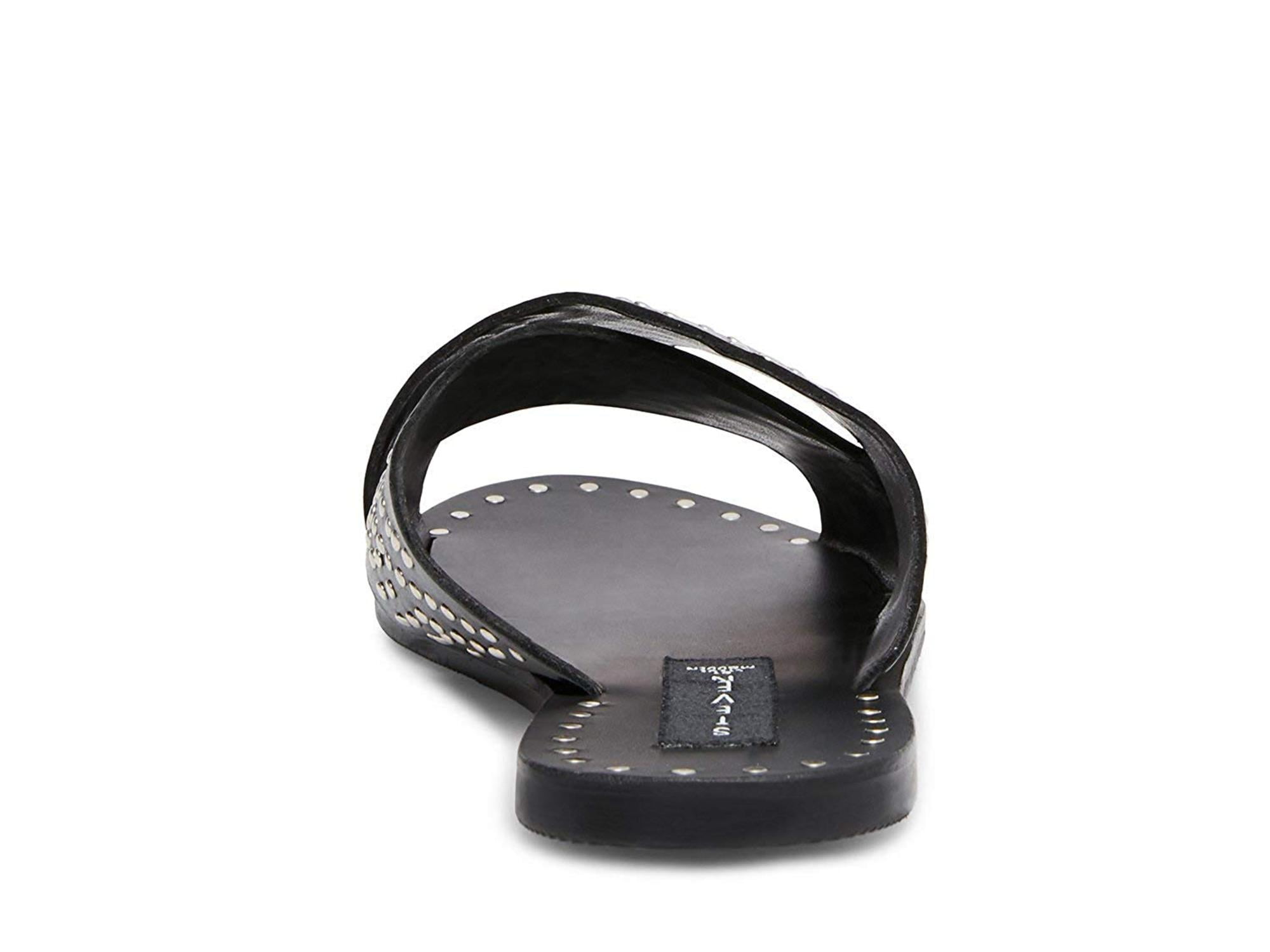steve madden black flip flops